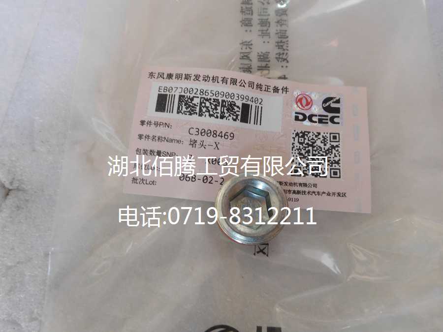 内六角锥形螺塞3008469