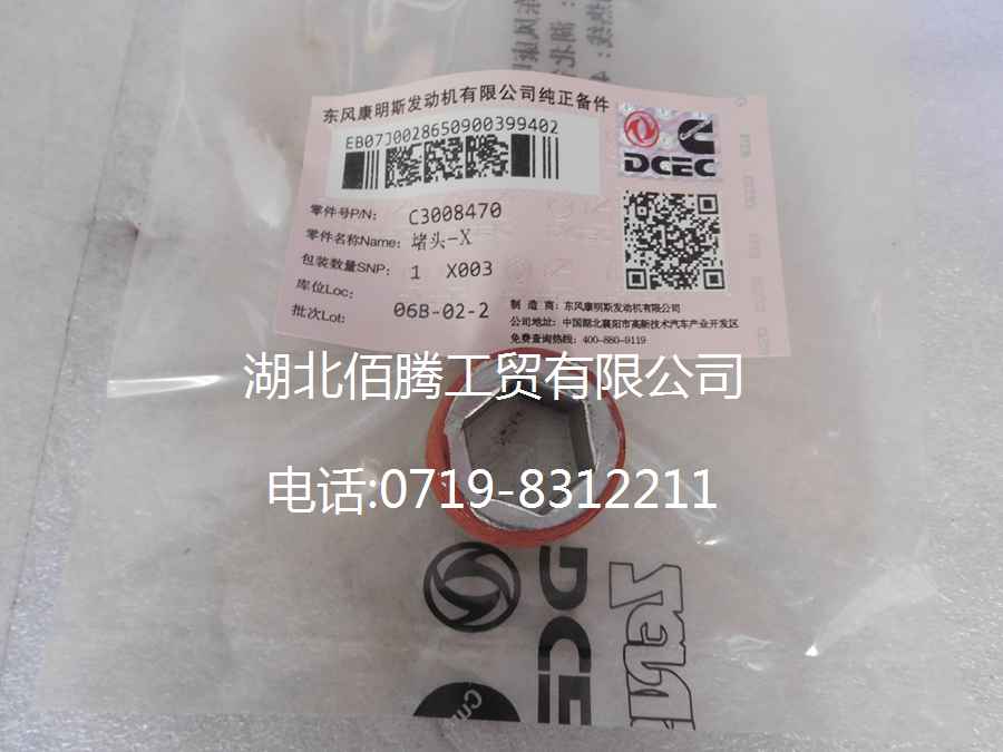 内六角锥形螺塞3008470