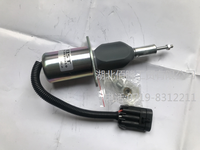 6CT8.3工程机械发动机配件断油电磁阀总成3939019-4.jpg