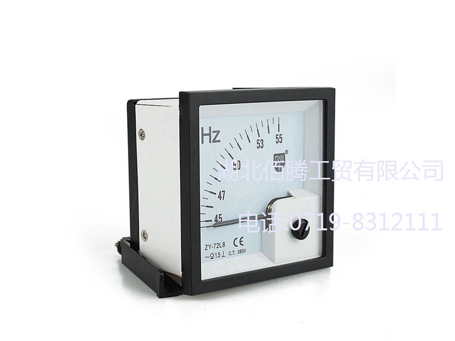 72L8HZ发电机专用指针式频率表 45-65HZ (